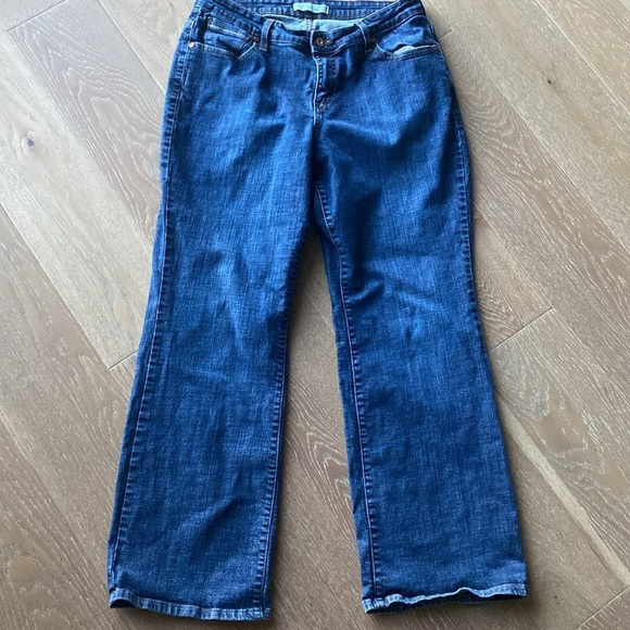 Levis 580 Womens Boot Cut Denim Jeans 16M Blue Stretch 5 pocket Western classic - Picture 2 of 13